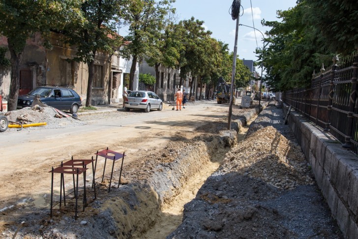 Radovi u Pantićevoj ulici pre 20 dana