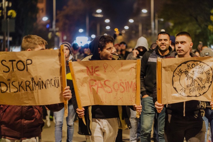 Protest protiv kovid propusnica