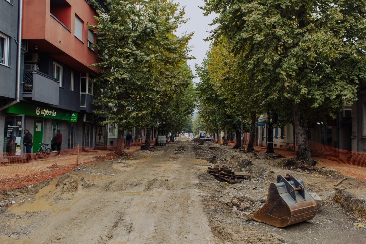 Radovi u Ulici Vuka Karadžića (13.10.)