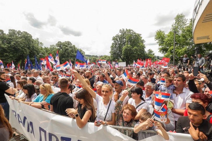 Predizborni skup SNS u Valjevu