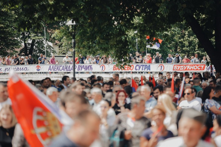 Predizborni skup SNS u Valjevu