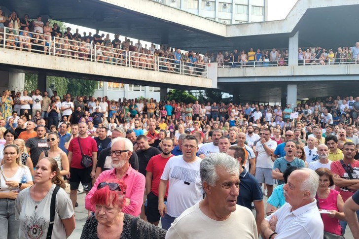 Protest na Gradskom trgu