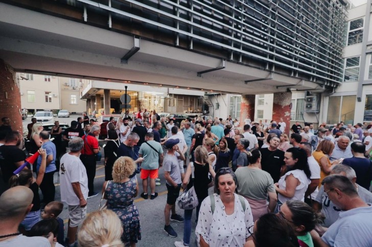 Protest ispred Tužiaštva