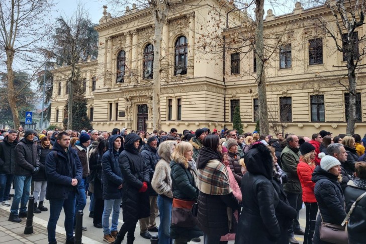 15 minuta tišine u Valjevu