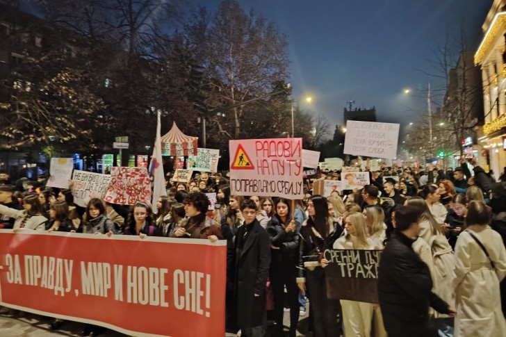 Protest u Valjevu