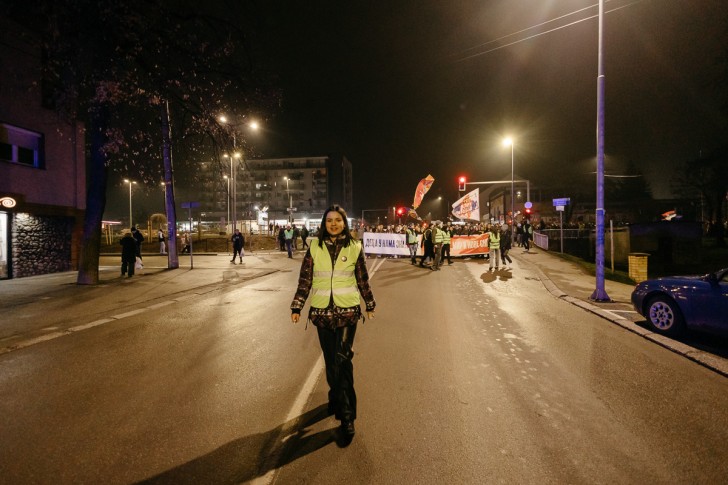 Protestba šetnja u Valjevu