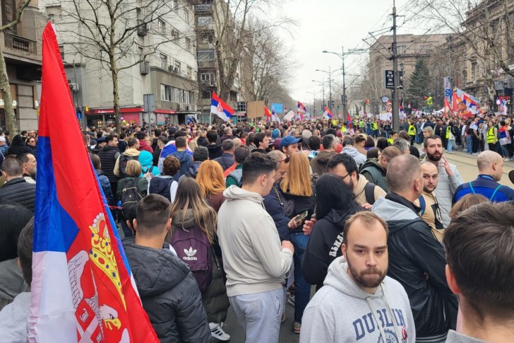 Protest 15.  za 15 u Beogradu