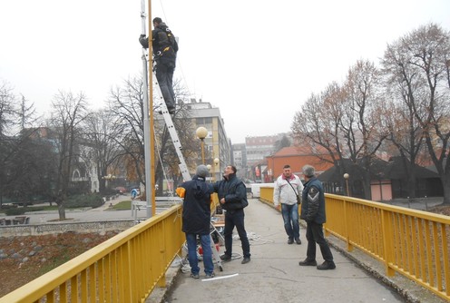 Instaliranje hidrološke stanice  (foto: www.valjevo.rs)