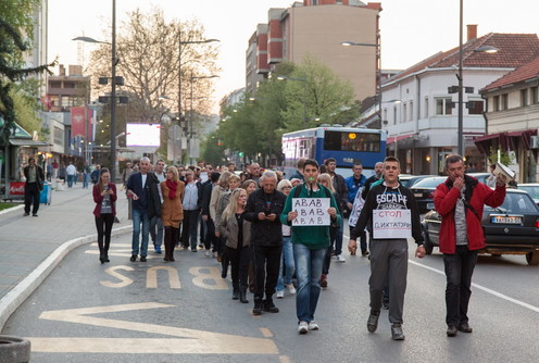 Protest protiv diktature (foto: Đorđe Đoković)