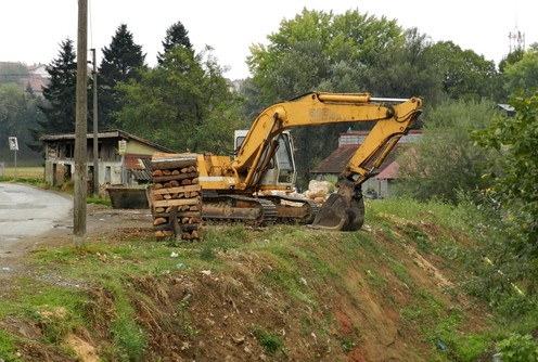 Bager dovežen 1. oktobra (foto: Darko Pavić)