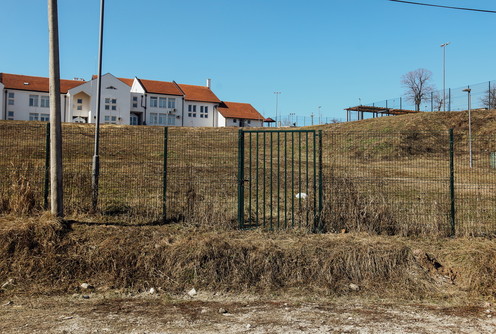 Ulaz u novu školu iz Podgorske ulice (foto: Đorđe Đoković)