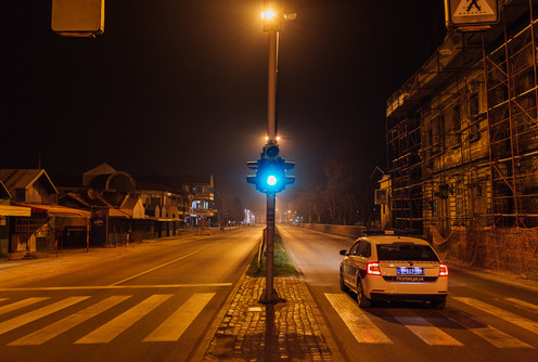 Policijski čas u Valjevu (foto: Đorđe Đoković)