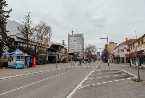 Valjevo u vreme vanrednog stanja (foto: Đorđe Đoković)