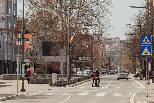 Valjevo u vreme vanrednog stanja ( mart 2020.) (foto: Đorđe Đoković)