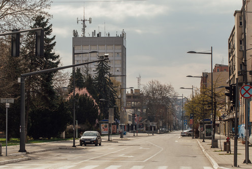 Valjevo policijski čas (april 2020.) (foto: Đorđe Đoković)