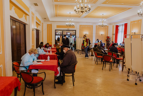 Vakcinacija u Grand hotelu (foto: Đorđe Đoković)