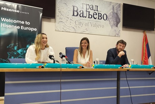 Konferencija za novinare - Valjevo navija (foto: Kolubarske.rs)