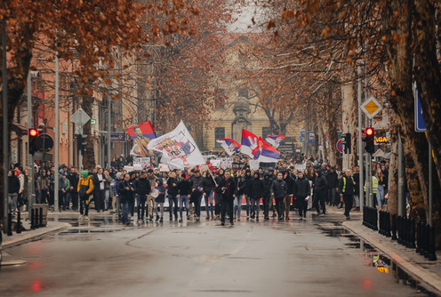 Protestna šetnja (ilustracija) (foto: Đorđe Đoković)