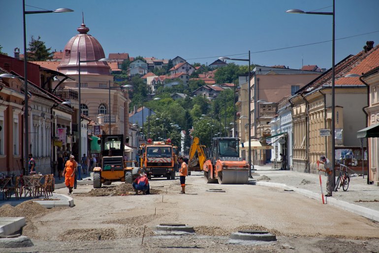 Radovi u Karađorđevoj (foto: Đorđe Đoković)