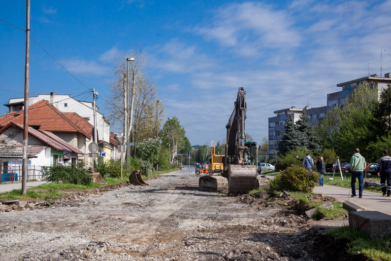 Radovi u Uzun Mirkovoj (foto: Đorđe Đoković)