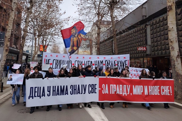 Podrška studentima (foto: Kolubarske.rs)