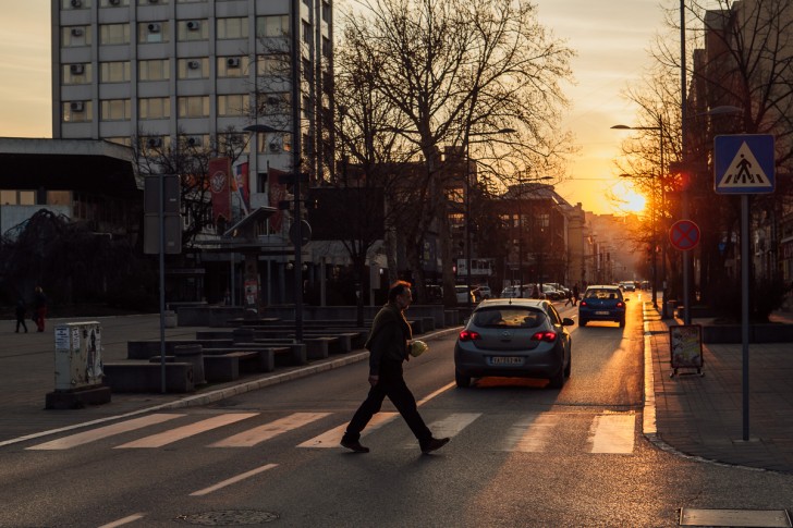 Valjevo pred policijski čas 18.03.2020.