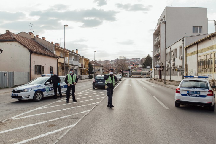 Policja, vanredno stanje 04.04. 2020.