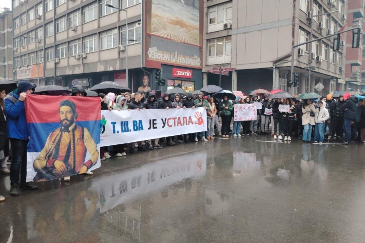 15 minuta tišine i podrška studentima