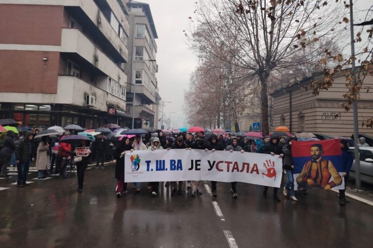 15 minuta tišine i podrška studentima
